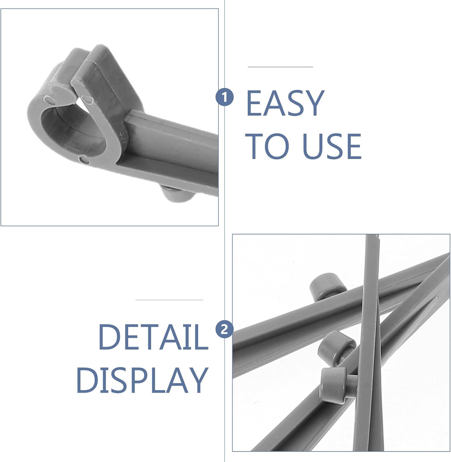 Gutter for Securing Inch Clips Plastic Guard 6.13 20pcs Mounting Roof | Abs Construction, Quick Installation and Steady Attachment, Weather Resistant for Commercial and Residential Buildings