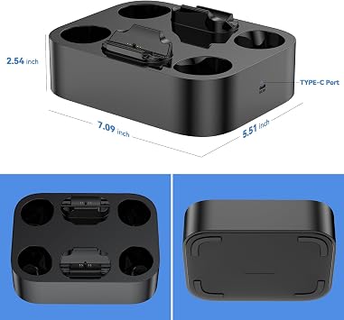 LVFAN Dual Controller Charger Station for PS5 Controllers