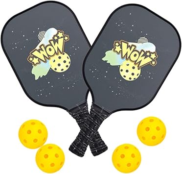Pickle Racquet Pickleball Paddle Parent and Child Pickleball Set 4 Ball 1 Pickleball Bag Lightweight Picky Ball Paddle
