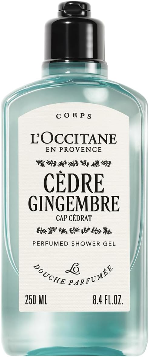 Cap Cedrat Shower Gel for Men,250 ml | 2-in-1 Body & Hair Wash | Bright Citrus, Cooling Menthol & Woody Spices | 24-hour hydration*