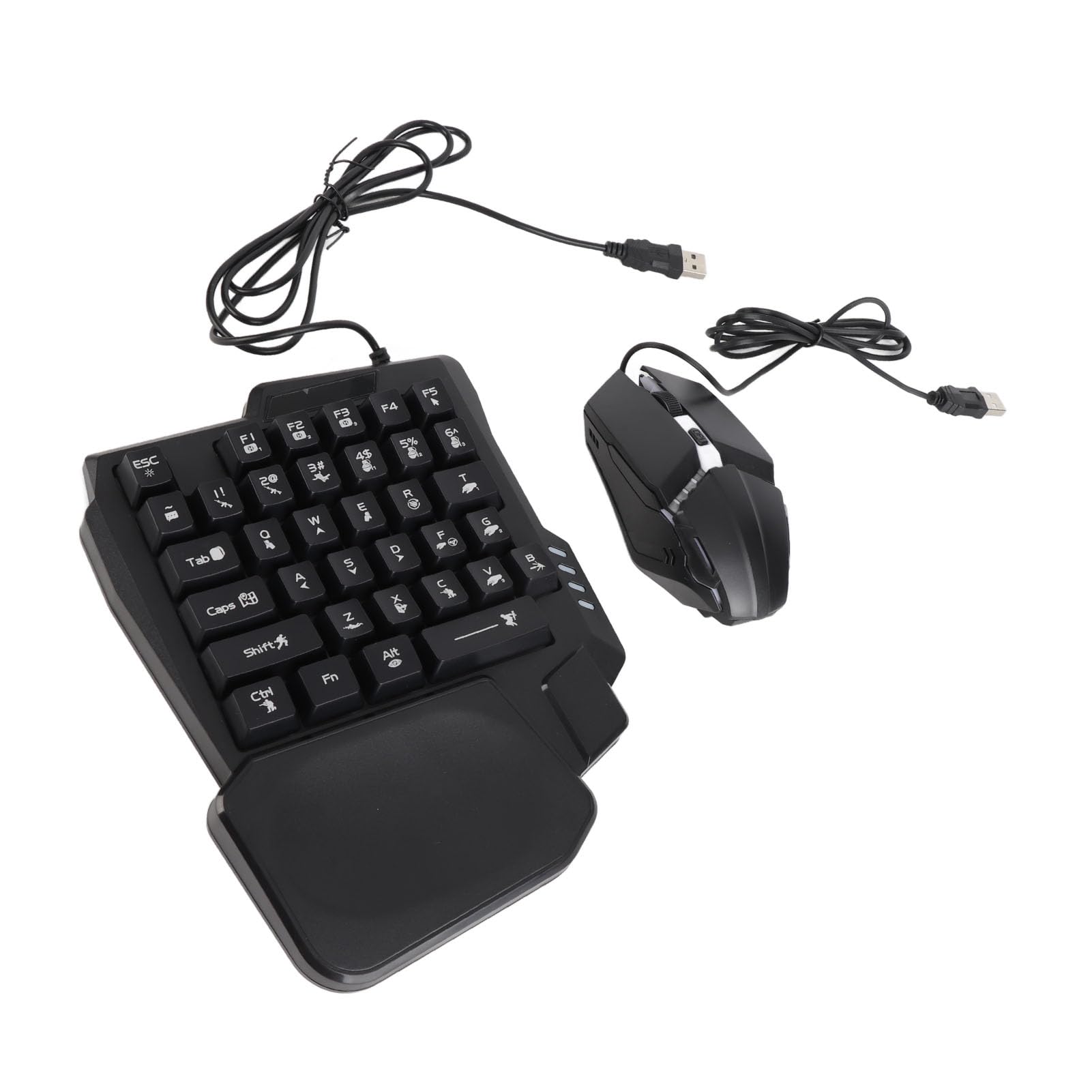 SIXRUN Mobile Gaming Keypad and Mouse Combo, 4-en-1