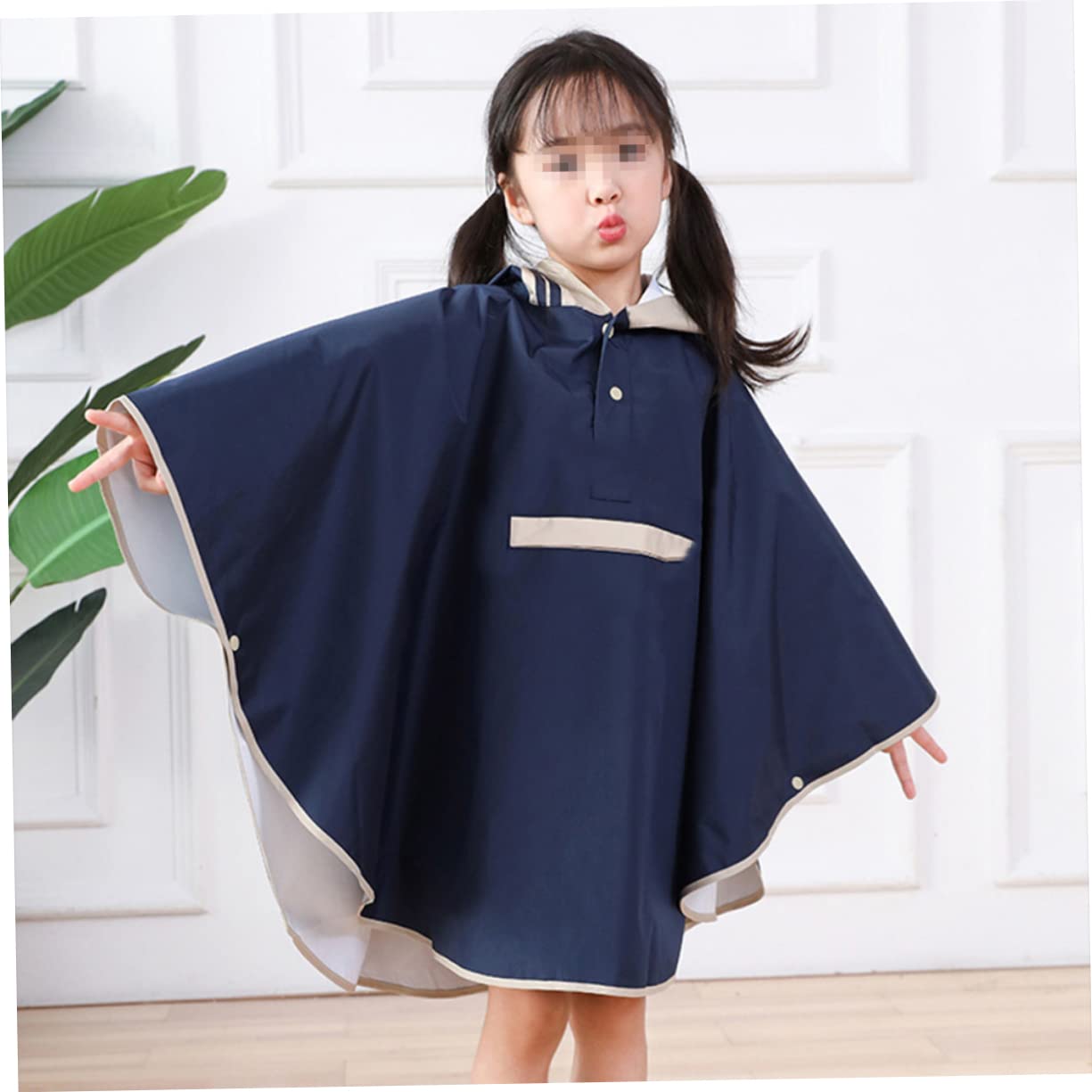VALICLUD Impermeabile Poncho Mantello Bambina Con Cappuccio