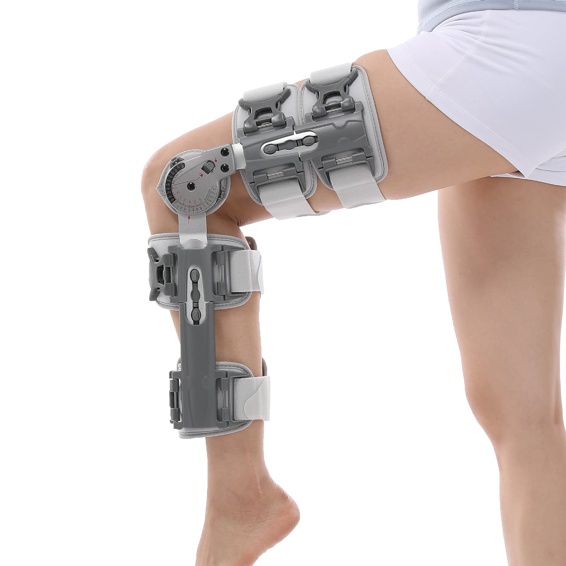 Orteza na kolano z zawiasem ROM Post-Op zawiasowy immobilizer naprawa stabilizacja ACL MCL i PCL Ochrona przed urazami i regeneracja obciążenia lewa noga prawa noga