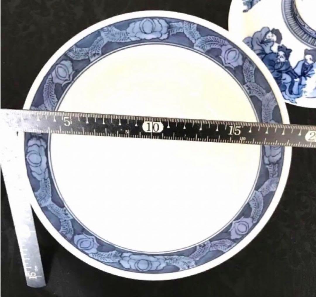 源右衛門 古伊万里 丼 小どん どんぶり 蓋付き 牡丹 染錦 染付 5客 木