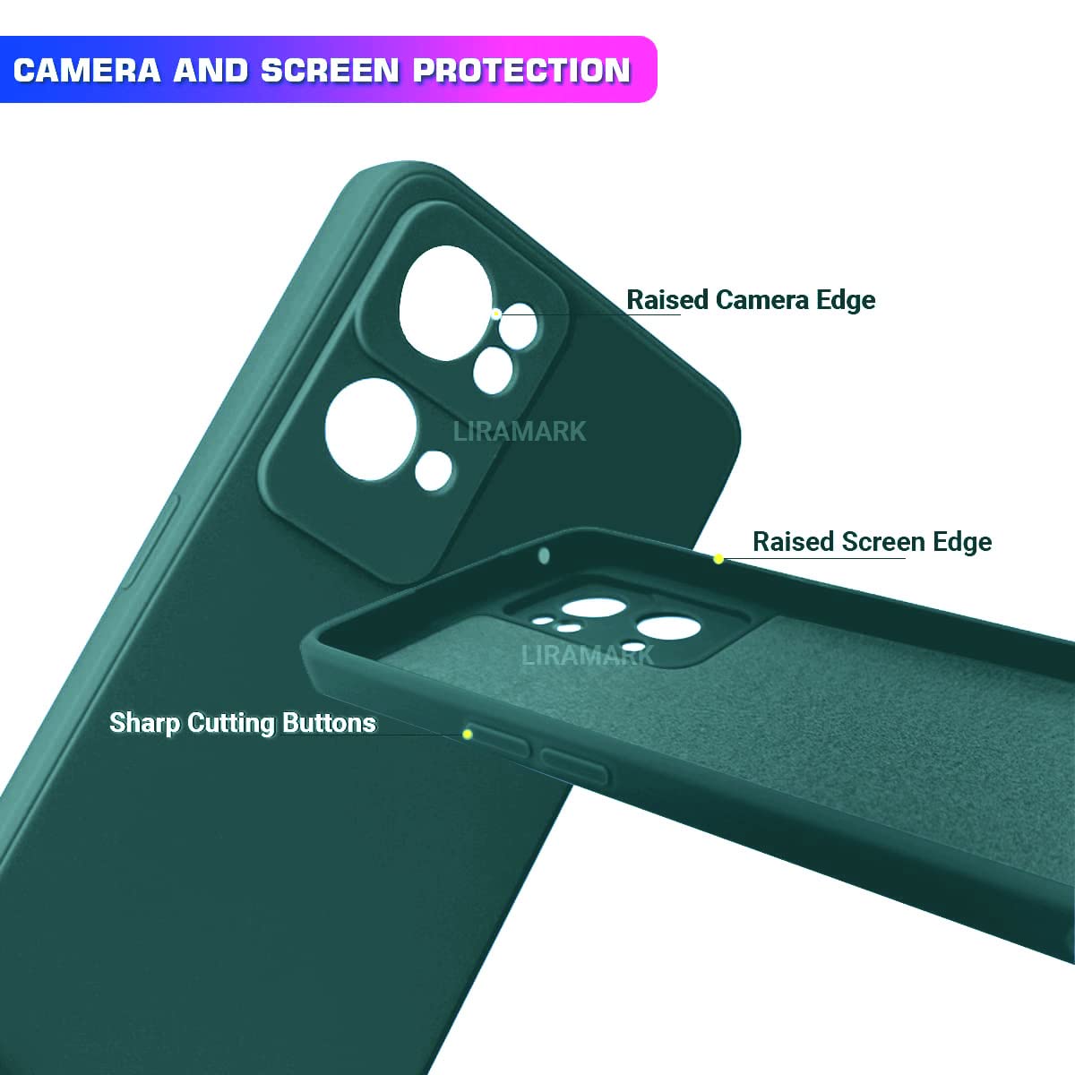Oppo Reno 7 Pro 5G Case - Silicone Green -3 Oppo Reno 7 Pro 5G Case - Silicone Green -3