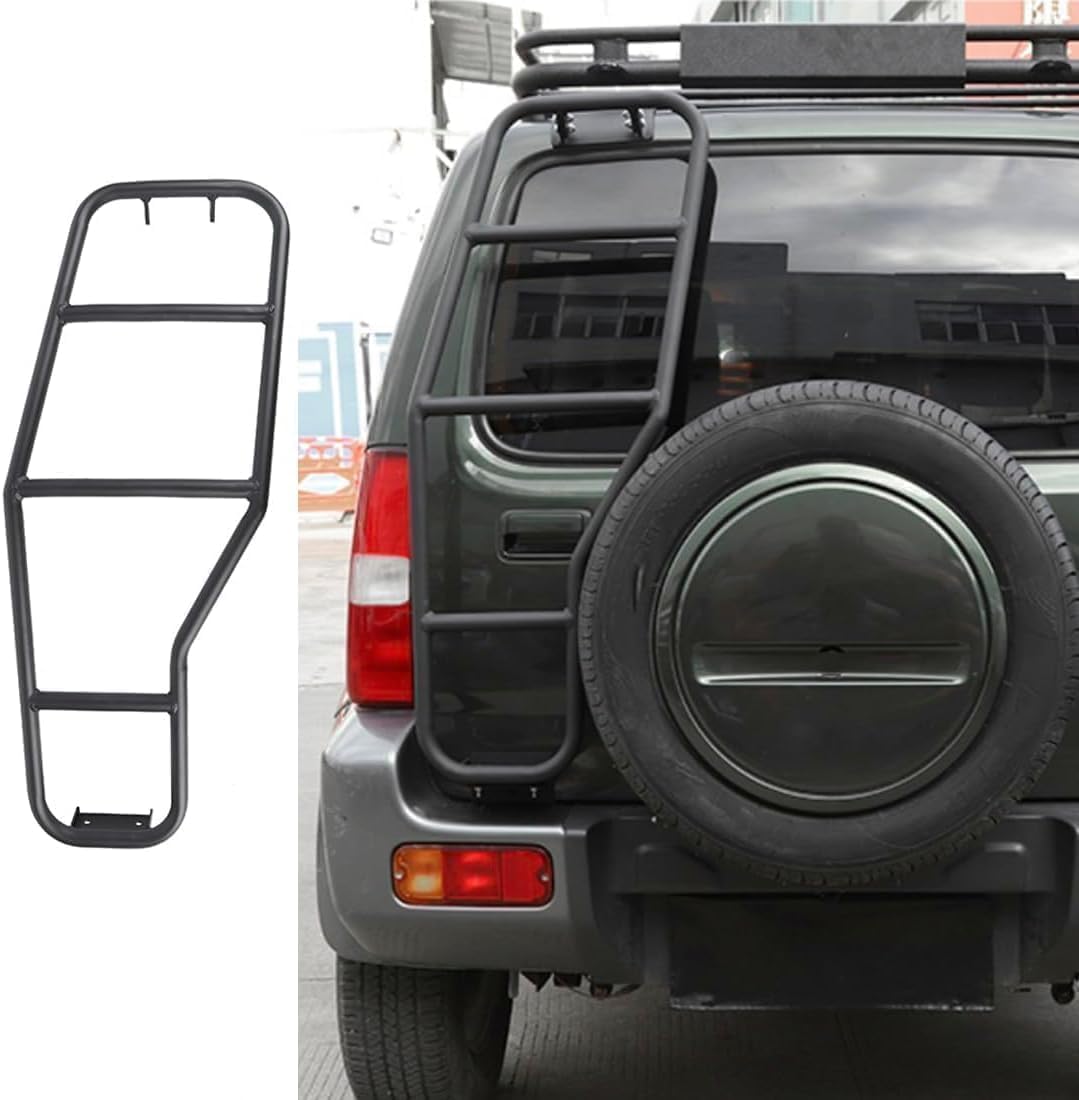 Scaletta per Porta Posteriore Auto per Suzuki Jimny 2007-2017, Scaletta Portellone Posteriore in Lega scaletta per Cross Country