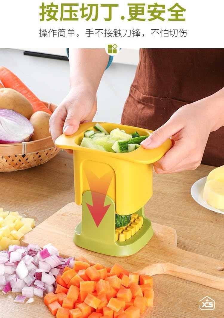 Vegetable Chopper and Slicer, Multi-Function Kitchen Tool for Onions, Potatoes and Fruits