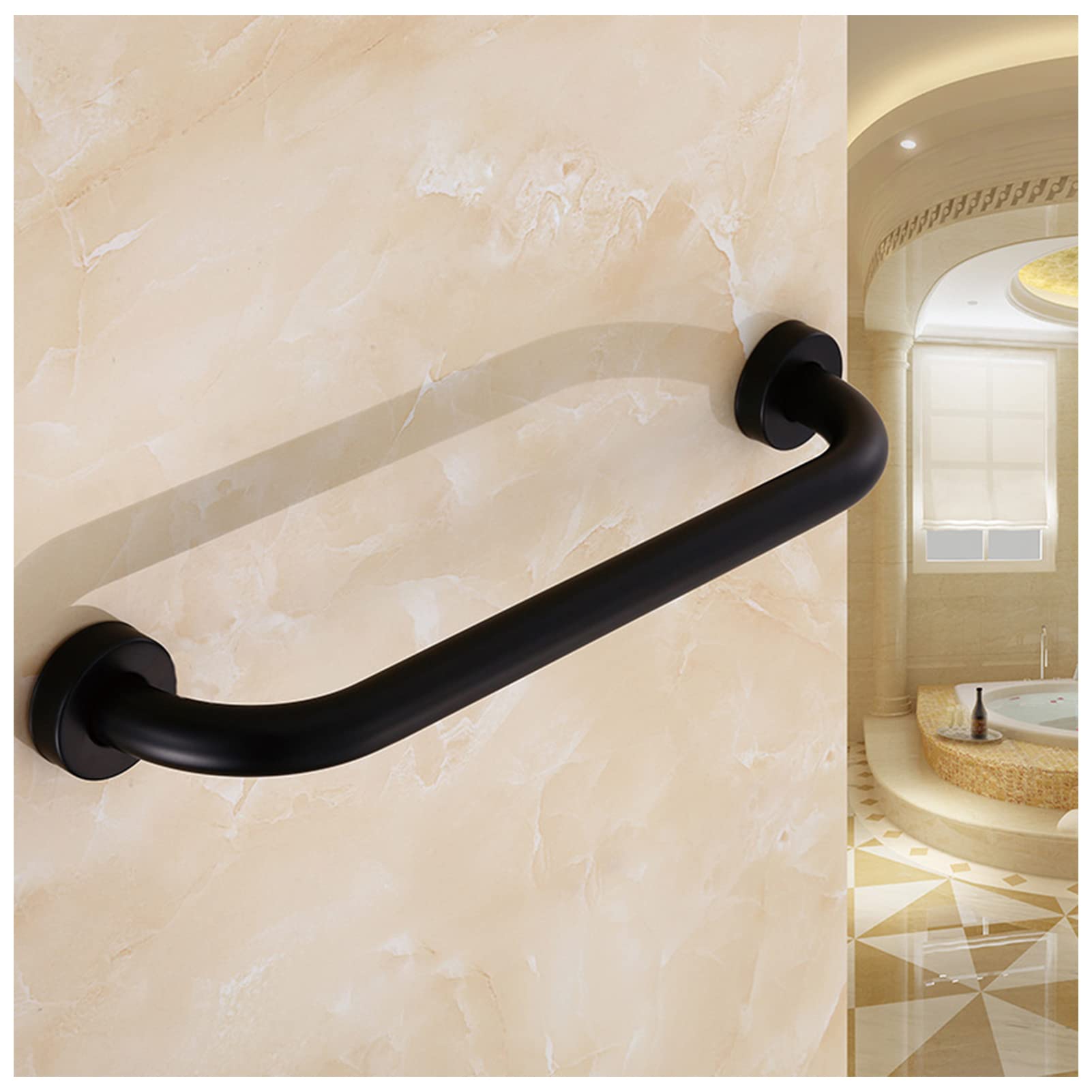 Safety Grab Bar Bathroom Bathtub Handrail Stainless Steel Shower Assist Rail Toilet Support Bar Rail Handicap Grab Bar ?Rail for Pregnant Elderly,20.9In（20.9In）