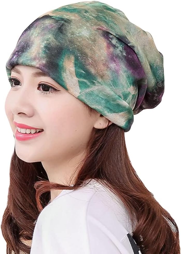 Women's Baggy Slouchy Beanie Chemo Hat Cap Scarf - Image 4