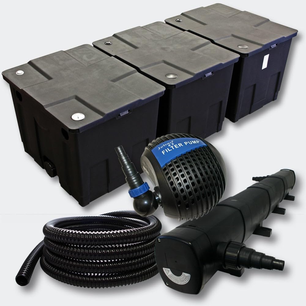 Kit di filtrazione per laghetti: tubo flessibile per pompa sterilizzatore UVC da 72W, 90.000l - HELLOSHOP26