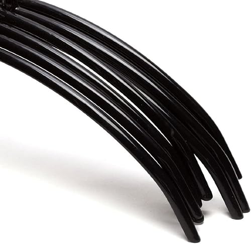 Miniatura 5 de Tosnail Paquete de 20 perchas negras de contorno súper agarre, antideslizantes, perchas de suéteres, solución de colgador sin hoyuelos y arrugas,