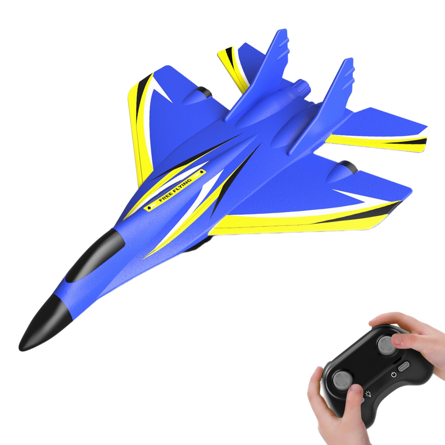 RC Plane,Remote Control Airplane Ready to Fly, 2 Channels RC Airplane with Gyro,Remote Control Plane for Kids Boys Children Adults Beginners (Blue)