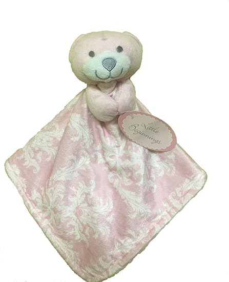 pink bear security blanket