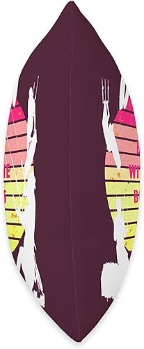 Miniatura 2 de Kitesurf Gifts and Surf Lover Tees by taiche Kitesurfers Be Up with The Boards Retro Style 9 Throw Pillow, 16x16, Multicolor