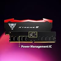 Vista 6 de Patriot Memory Viper Xtreme 5 DDR5 RAM 32GB (2X16GB) 8200MT/s CL38 1.45v UDIMM Kit de memoria de escritorio para juegos compatible con Intel XMP