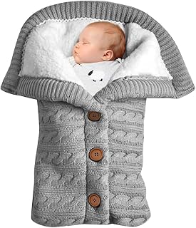 Saco De Dormir para Bebé, Saco Silla Paseo Universal con Forro De Sherpa para Bebé De 0 a 6 Meses, Mantas De Bebé para Recién Nacido para Muchos Cochecitos