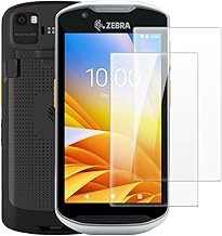 Lot de 2 Films de Protection en Verre Trempé Compatible avec Zebra TC52AX with SE55, Ultra Clair, Anti-Rayures, Installation Facile