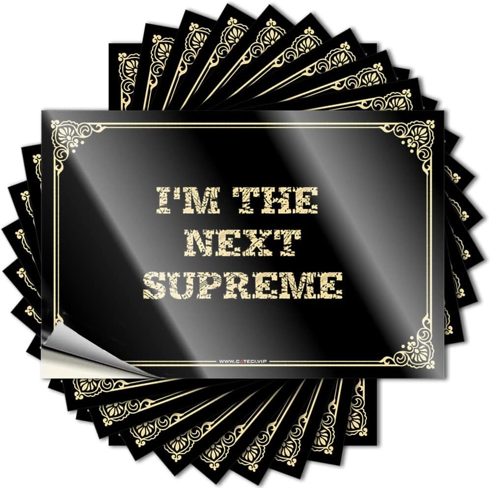 Car Accessories I'm The Next Supreme Stickers Car Window Stickers Men Cave Decor(12X18CM)