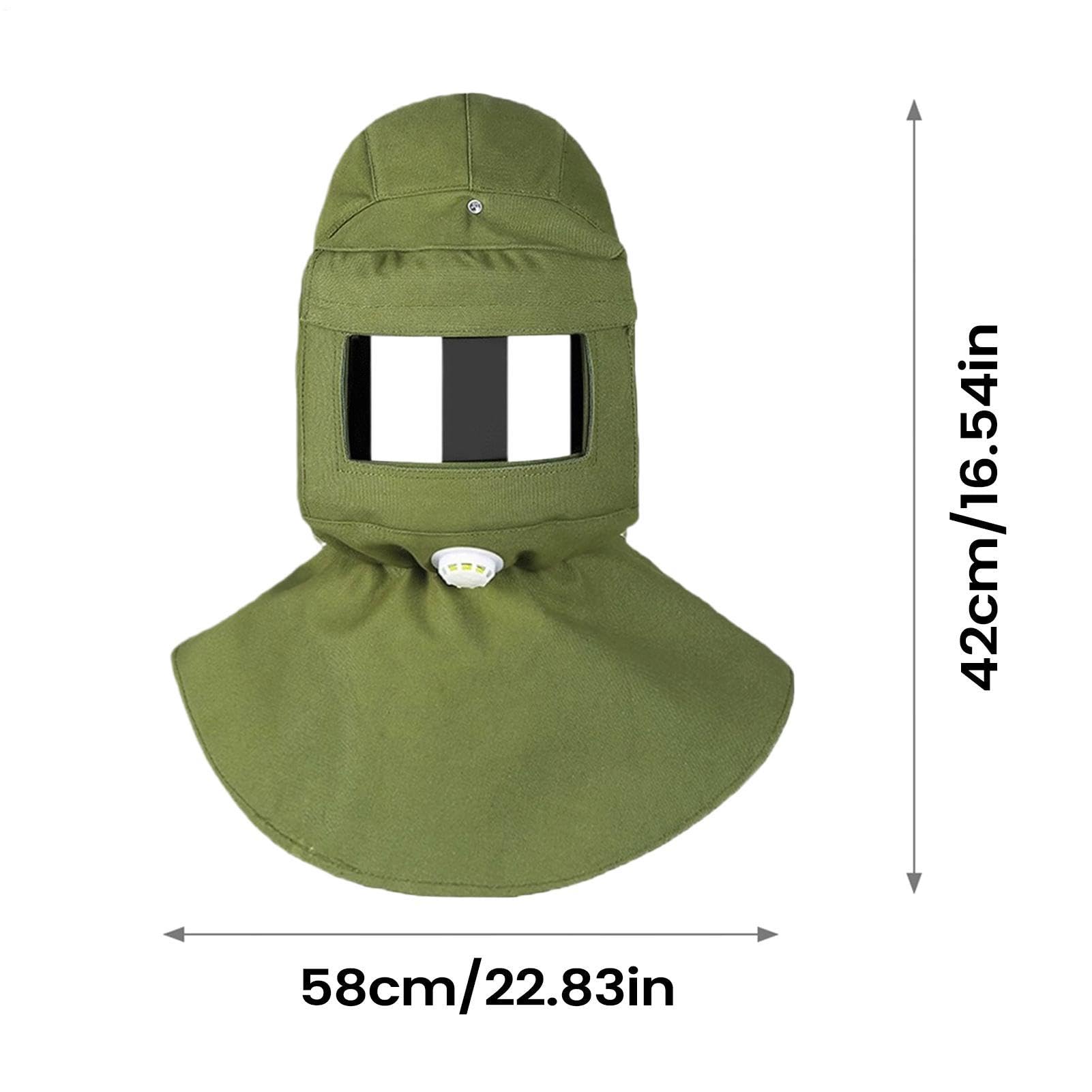 Visiera Antiappannamento Visiera Antiappannamento E Respirazione | Maschera Integrale Sicura Anti Cenere Vulcanica per Outdoor Soccorso Sopravvivenza Barriera Pelle Capelli