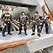 SCAHOW 8 Pieces Firefighter Action Figures, Frefighter Toys for Boys Girls Kids, Fireman Toy Figure & Playsets with Accessories, Great for Gift Party Decoration Christmas Stocking Stuffers