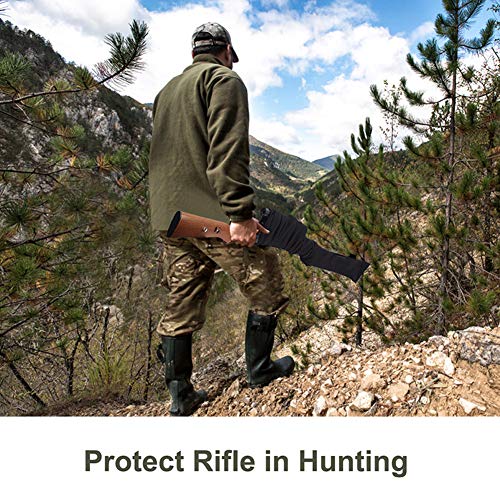 5 Pcs Gun Socks Case Sleeve, 16/47/54" Silicone Treated Moisture Proof Gun Socks Case, Widened Elastic Rifle Silicone Sock, Gun Protection Accessories For Rifles With Scopes(Mix Color) #TOP5