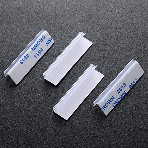 Boao 150 Pieces Earring Card Adapter Self-Adhesive Lip Adapter Plastic Lip Hanger For Earring Necklace Card Display (1.5 X 0.5 Inch) #TOP4