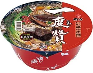 《維力》 一度贊-紅燒牛肉麺 (200g) （台湾煮込牛肉カップラーメン） 《台湾 お土産》 [並行輸入品]