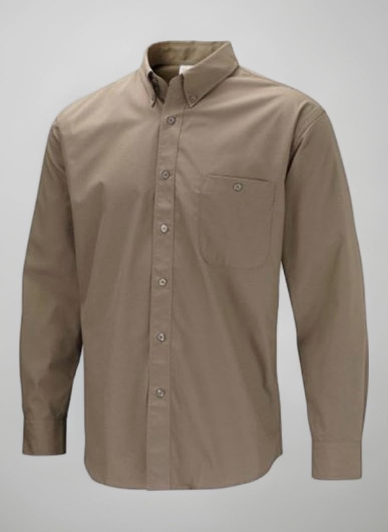 Official Explorer Scouts Uniform Long-Sleeve Shirt, Beige, L