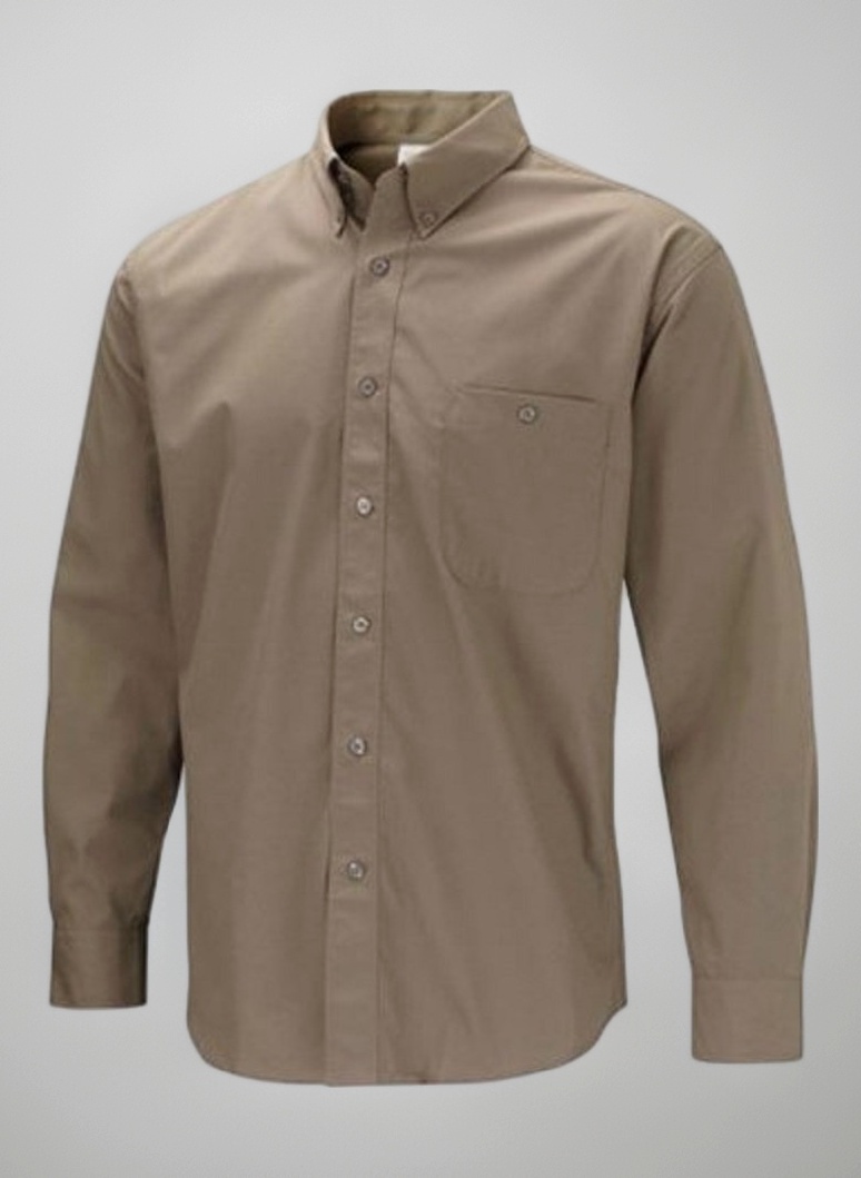 Official Explorer Scouts Uniform Long-Sleeve Shirt, Beige, L