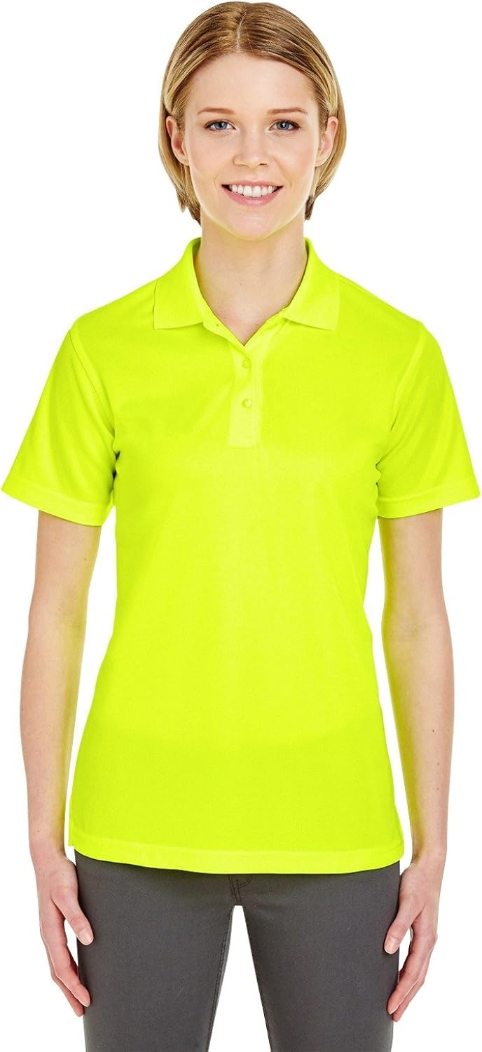 UltraClub Cool & Dry Women's Moisture Wicking Polo Shirt at  Women’s Clothing store