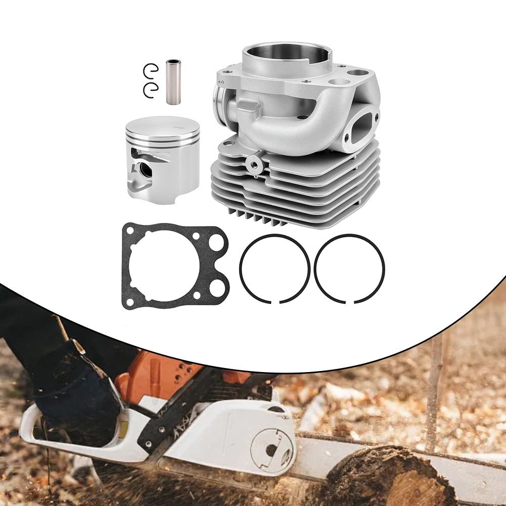Trennsäge-Zylinder-Kolben-Set, kompatibel mit K970-Modellen, einschließlich K970II, K970III, Ersatzteile 586351004 586351001 mit Dichtungen | Metall-Zylinder-Kolben-Satz für K970 K970II Ring K970III Sägen, passend für Teilenummer 586351004 586351001