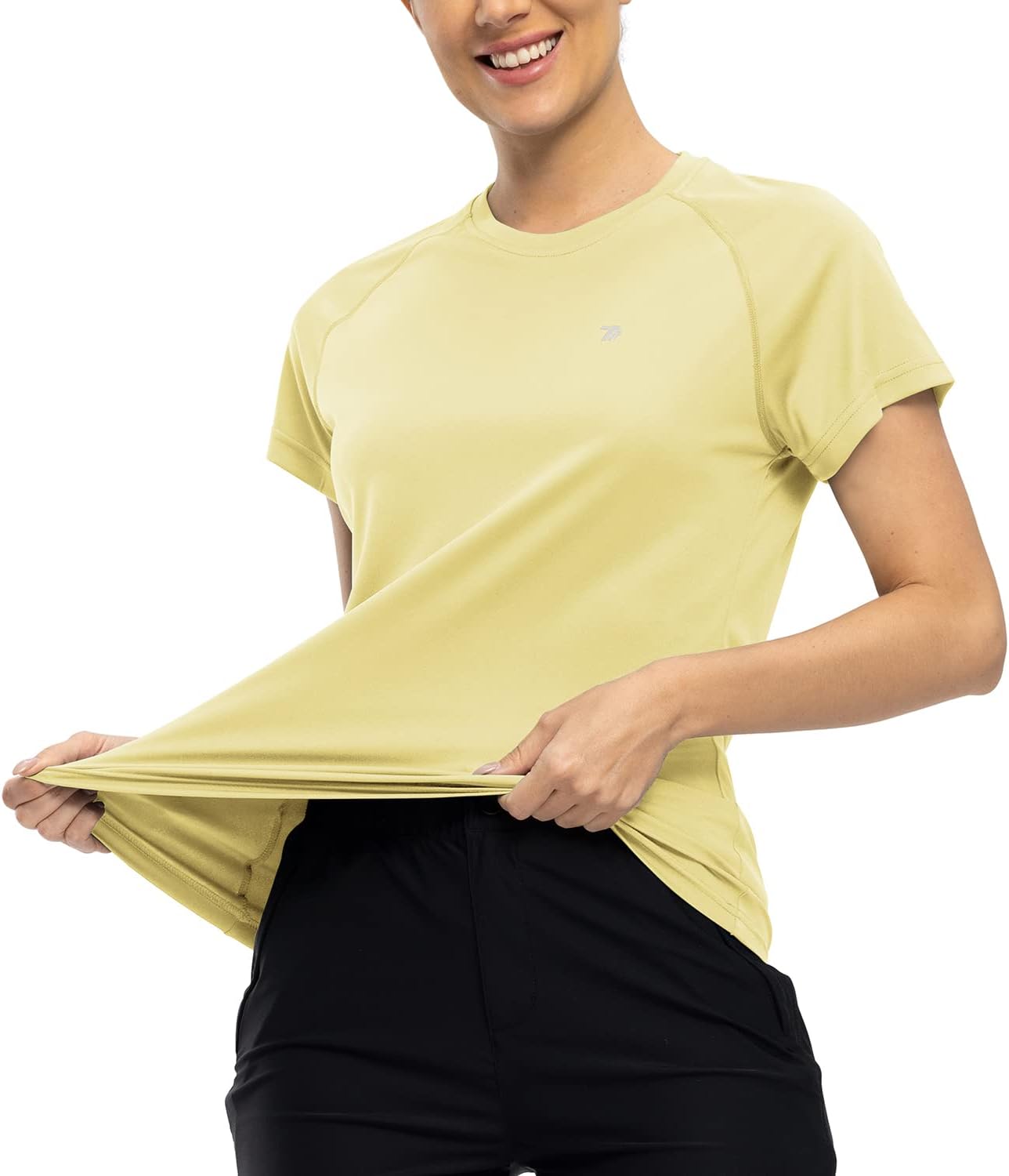 Gopune Women's Short Sleeve Shirts UPF 50+ Sun Protection T-Shrit Quick Dry Running Athletic Workout Rash Guard Tops - Image 3