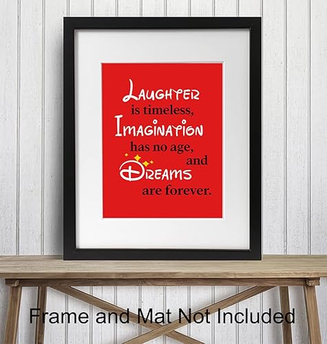 Miniatura 3 de Laughter Quote Wall Art Decor - 8x10 Inspirational Home decoration for Boy, Girl, Kids Bedroom, Office, Living Room - Gift for Women, Men, World