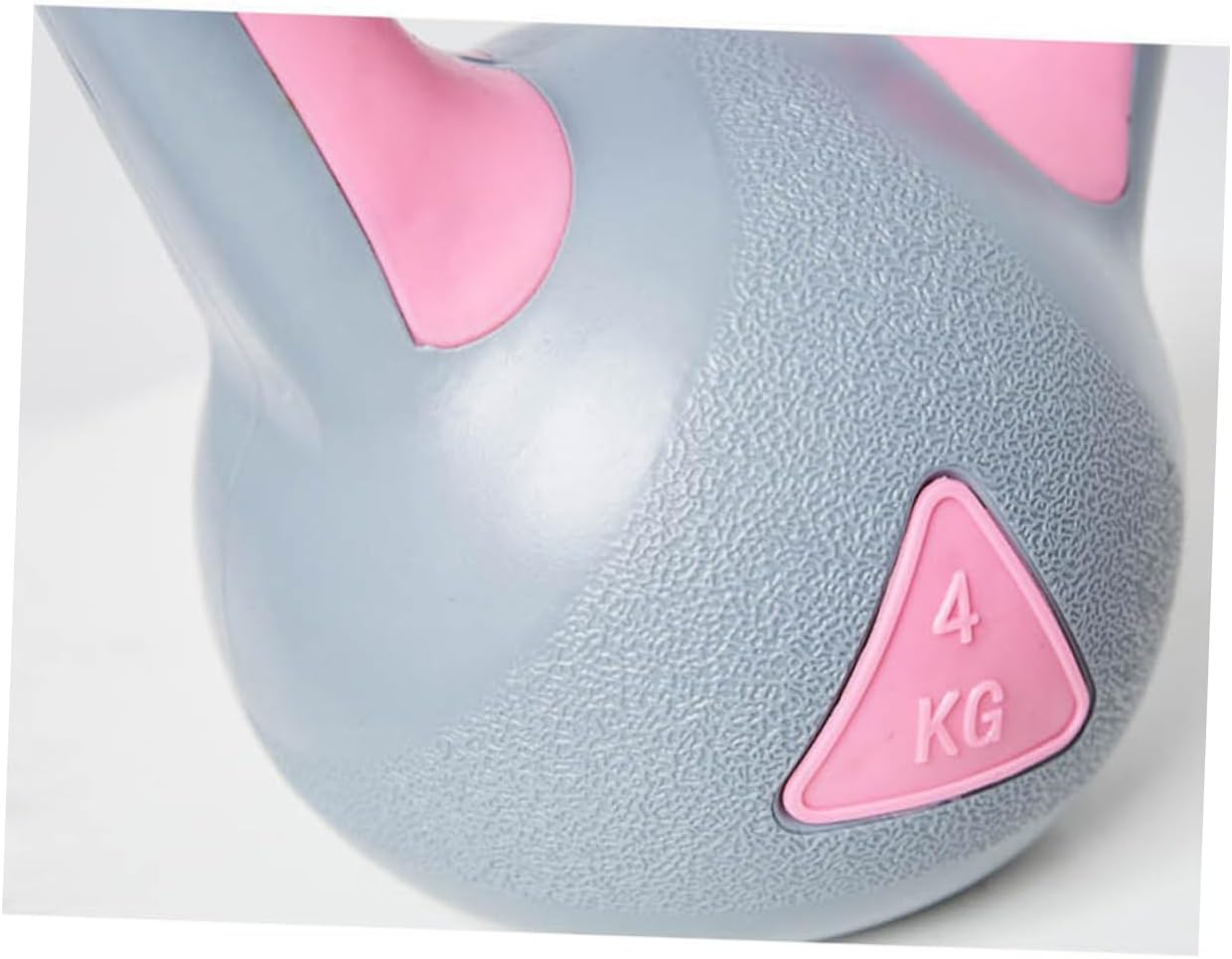 1pc Kettlebell for Women Gray Fixed Kettle-bell for Fitness Training Non- Grip for Arm Muscle Workout and Strength Endurance Home Exercise Equipment