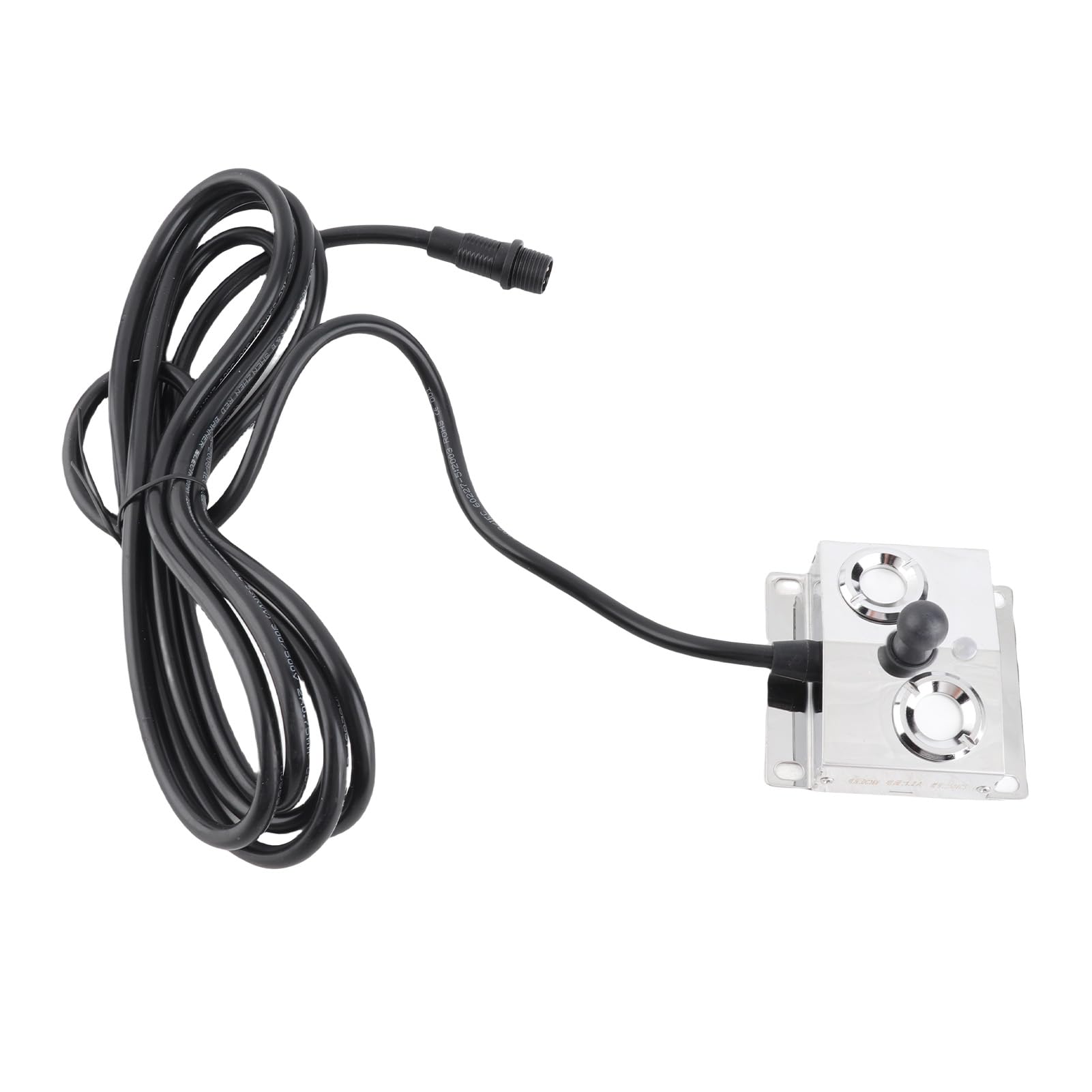Nebulizador ultrasónico de 2 Cabezales, generador de Niebla de 4,5 l/h, nebulizador de Acero Inoxidable de 36 V con Fuente de alimentación Impermeable IP67, Ideal para estanques,