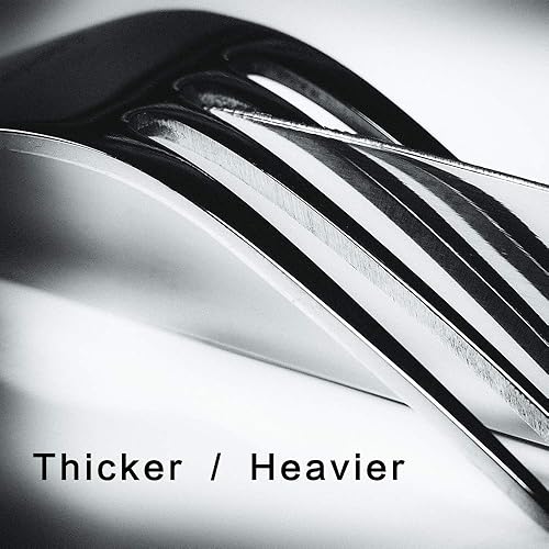 Miniatura 7 de Juego de tenedores de mesa de 6, 8 pulgadas, 180 grandes, acero inoxidable