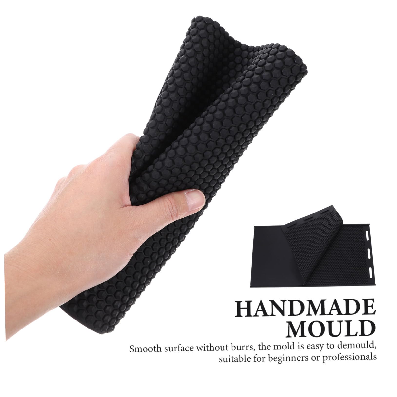 HEMOTON Stampo in Silicone Flessibile Per Cera d Api Stampo Per Goffratura Da Te Durevole Facile Da Sformare e Trasportare Per Lavoro Manuale