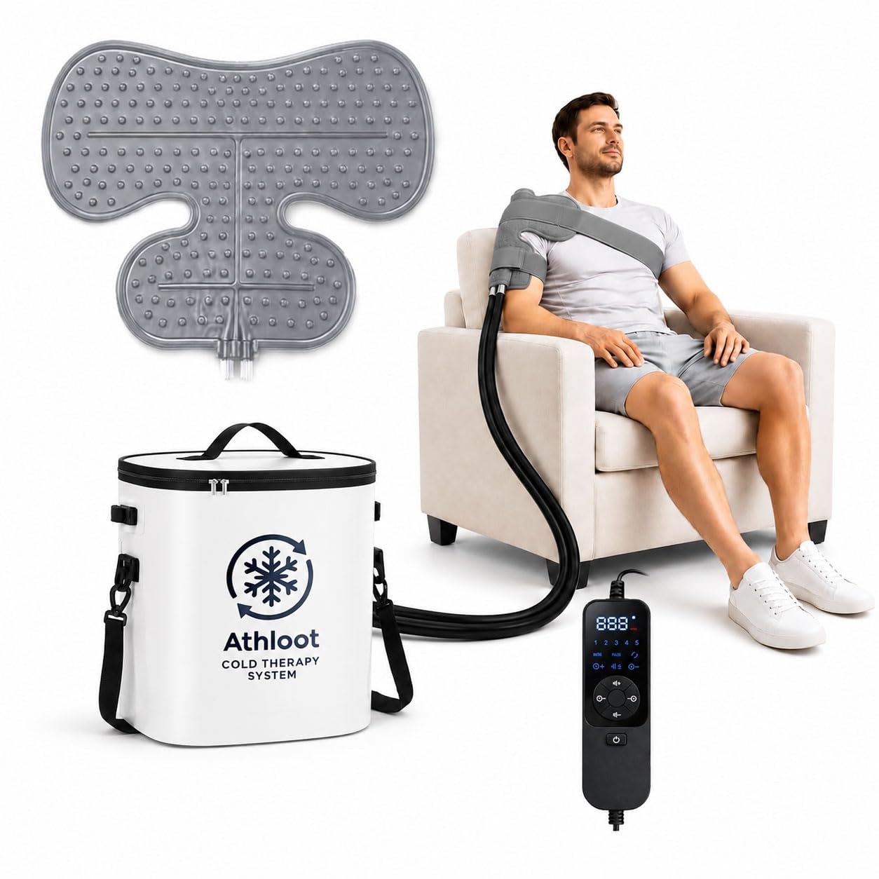 Photo 1 of Athloot Ice Machine for Shoulder, Cold Therapy Machine