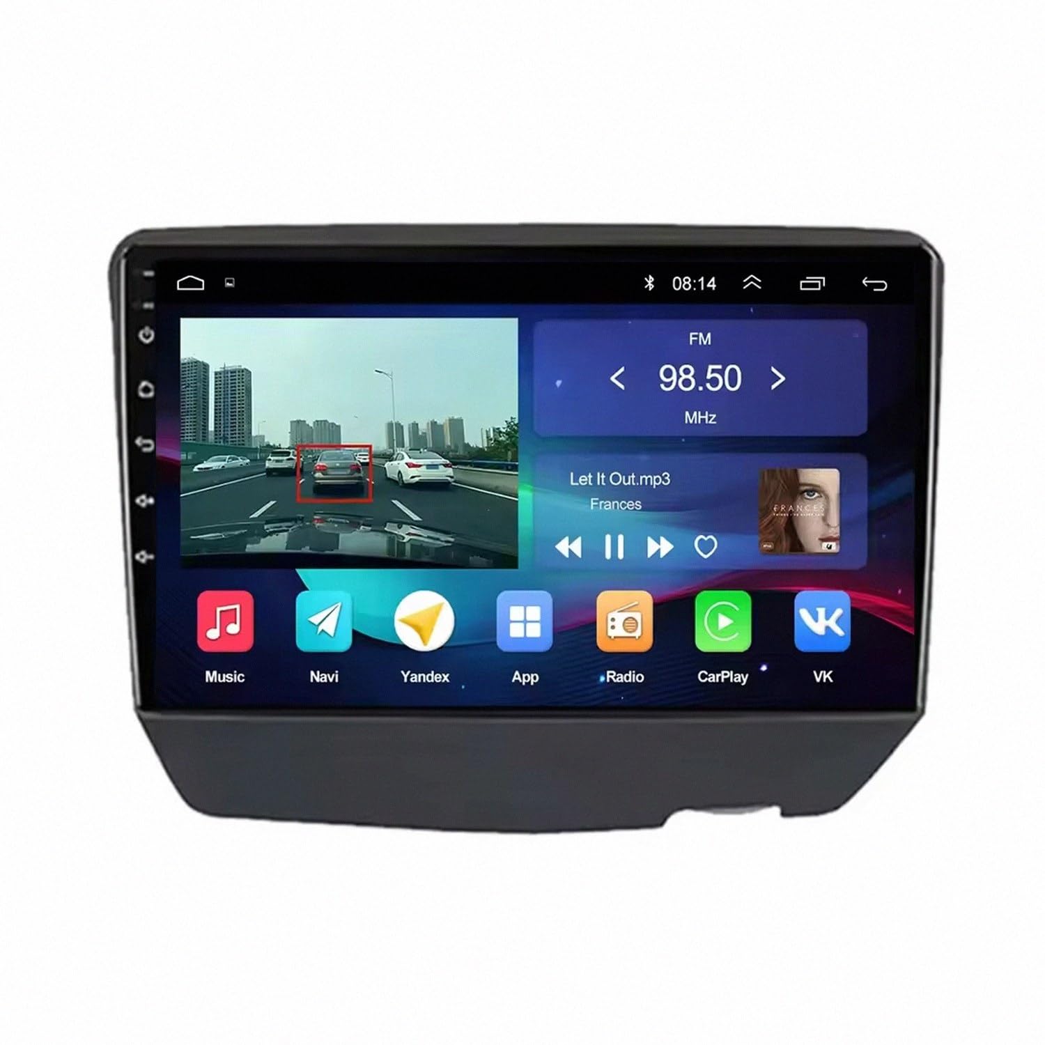 Navegador GPS radio de coche 2 DIN 4G+64G compatible con Android Auto y Car Play 8