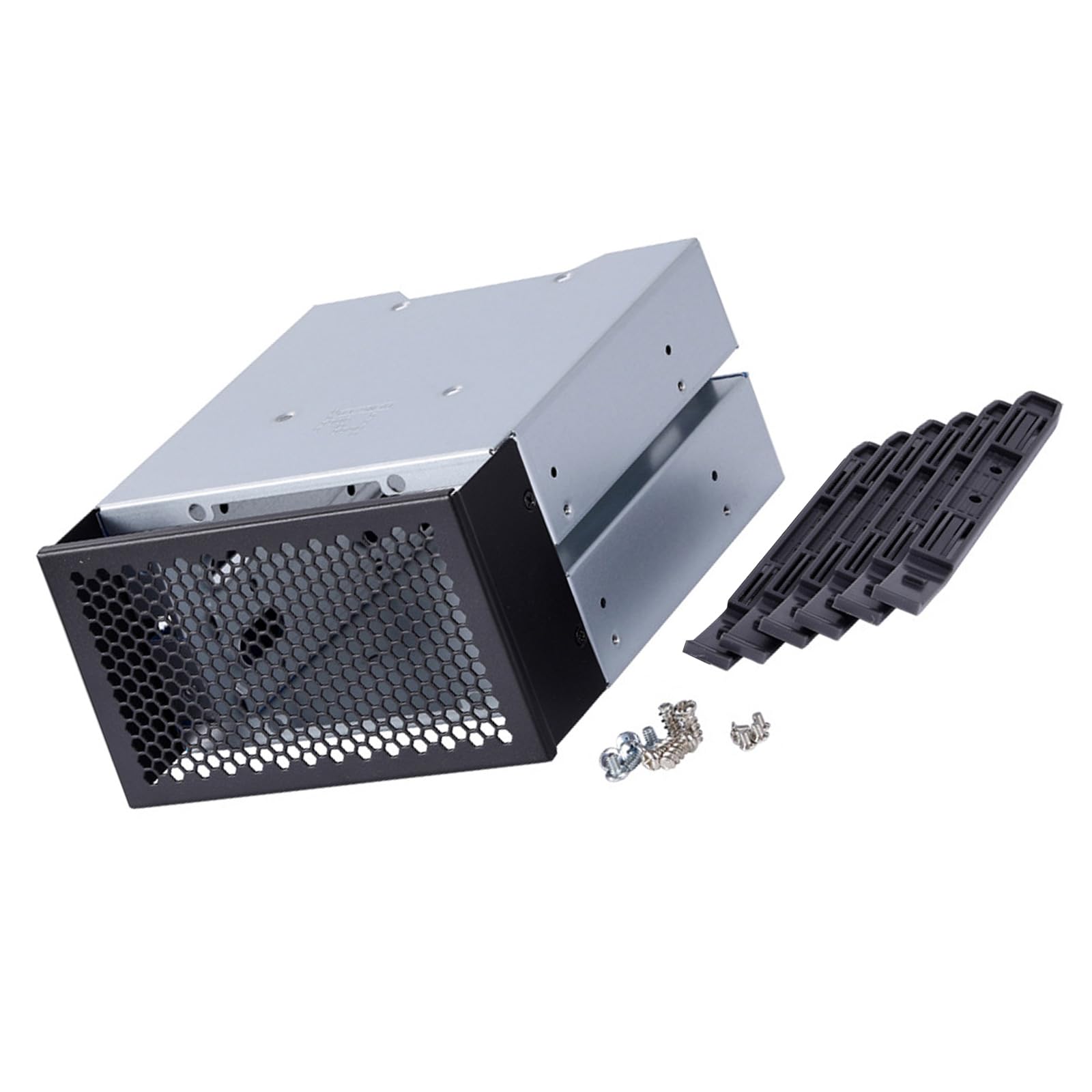 Cage d'extension pour disque dur 3,5" - Compartiment pour stockage de boîtiers d'ordinateur en métal