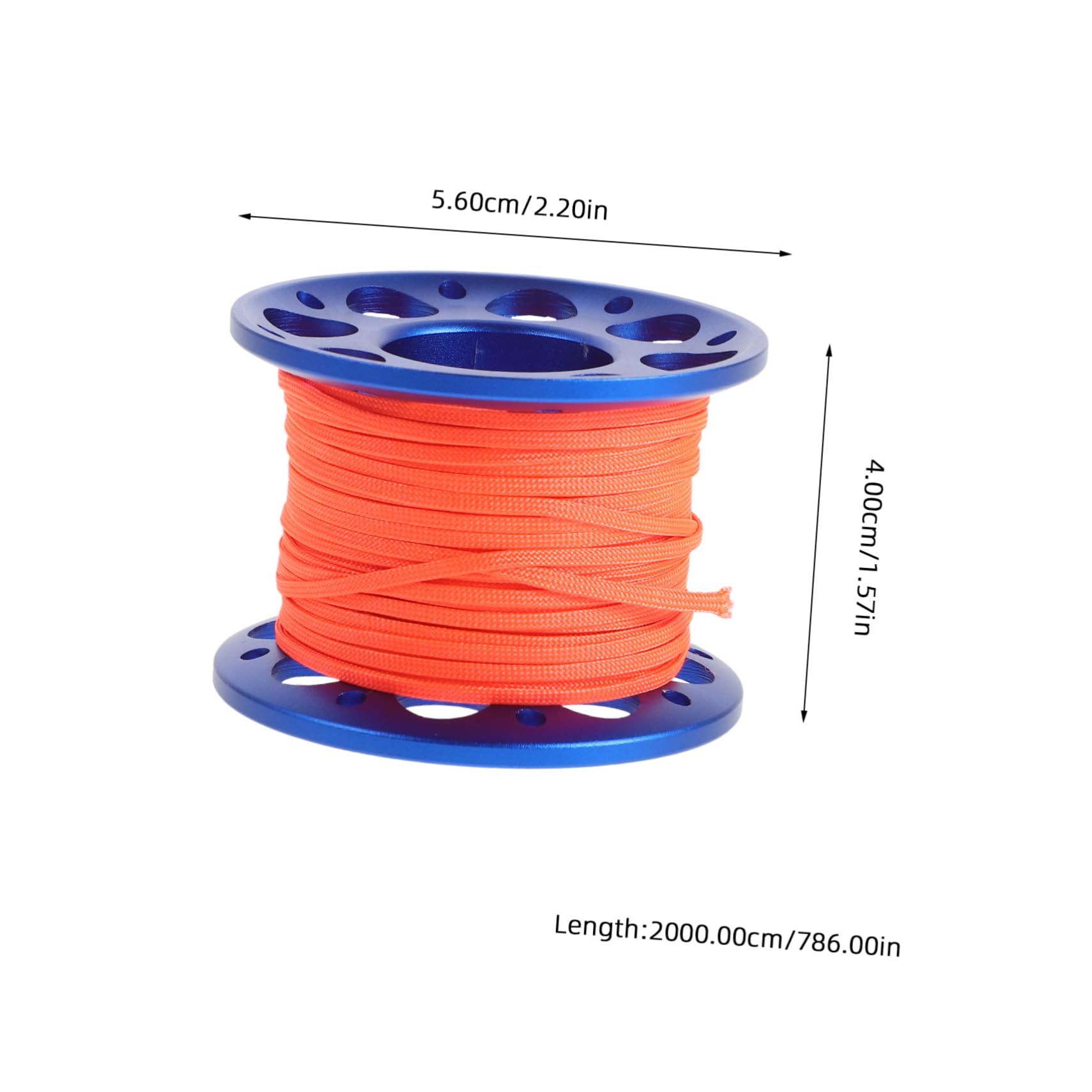 KOMBIUDA 1set Diving Spool Reel Dive Line Holder for Scuba Diving Snorkeling Surfing Line Included Finger Spool Accessory