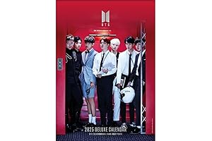 BTS 2025 Month to View A3 Deluxe Official Calendar