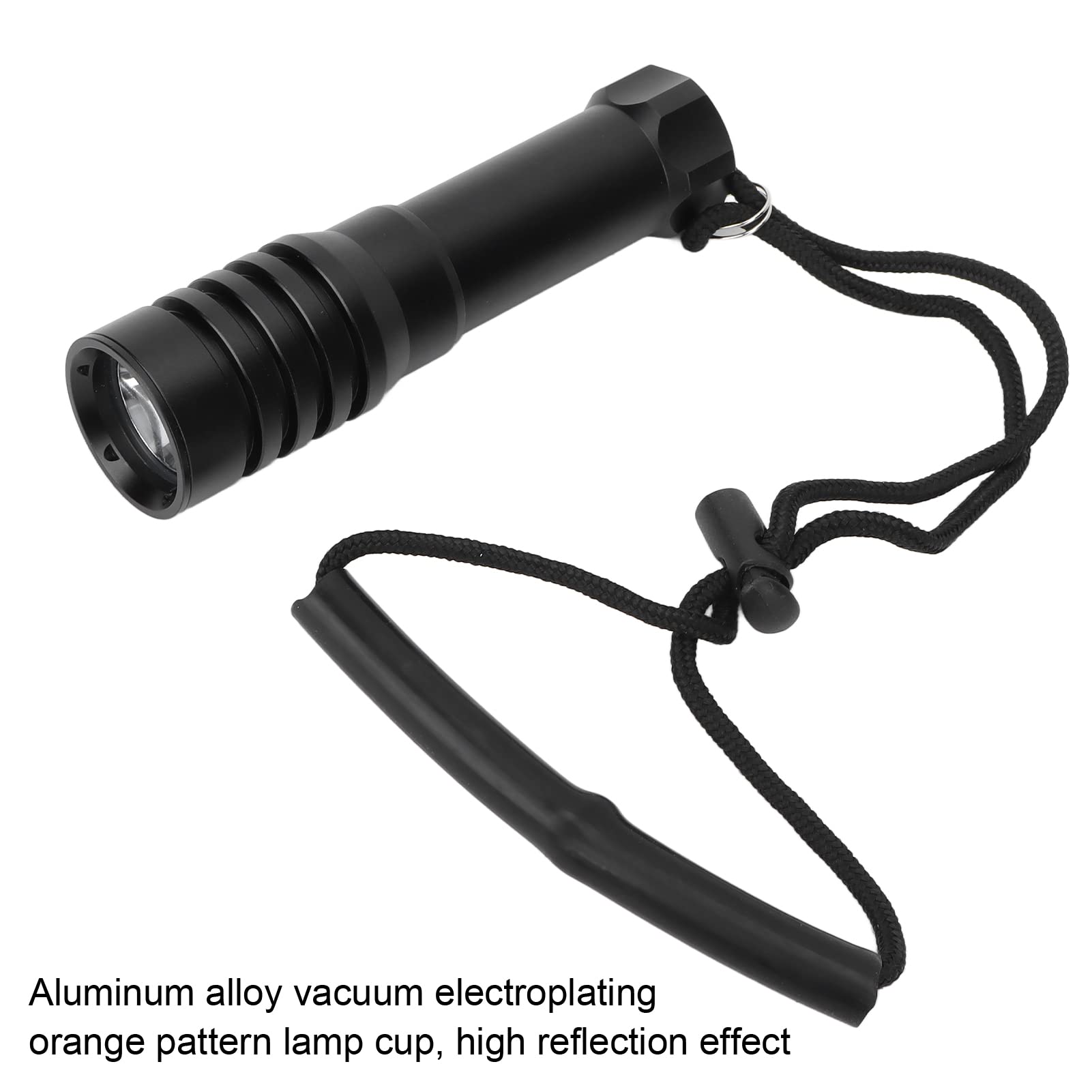 Torcia Subacquea da 5000LM, Torcia Subacquea a LED Impermeabile, Torcia Subacquea con profondità di 100 M per lo Snorkeling Sottomarino in Acque Profonde