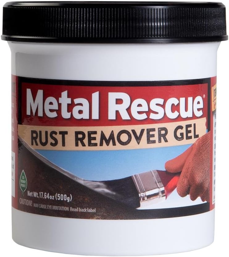 Workshop Hero WH003227 Metal Rescue Rust Remover Gel, 17.64 fl. oz., 1 Pack