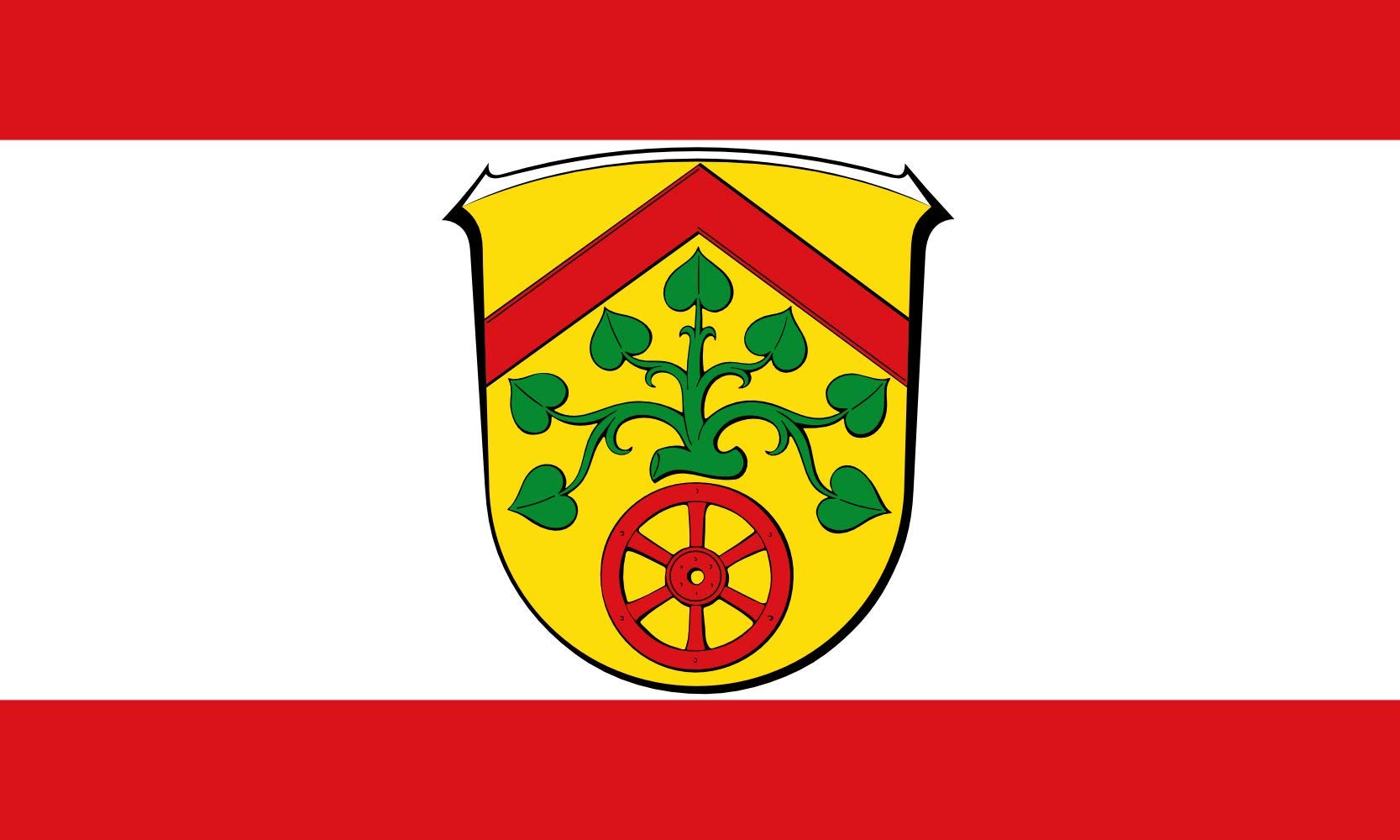 Drapeau Roedermark grand pavillon ville allemande Hesse pour mât extérieur