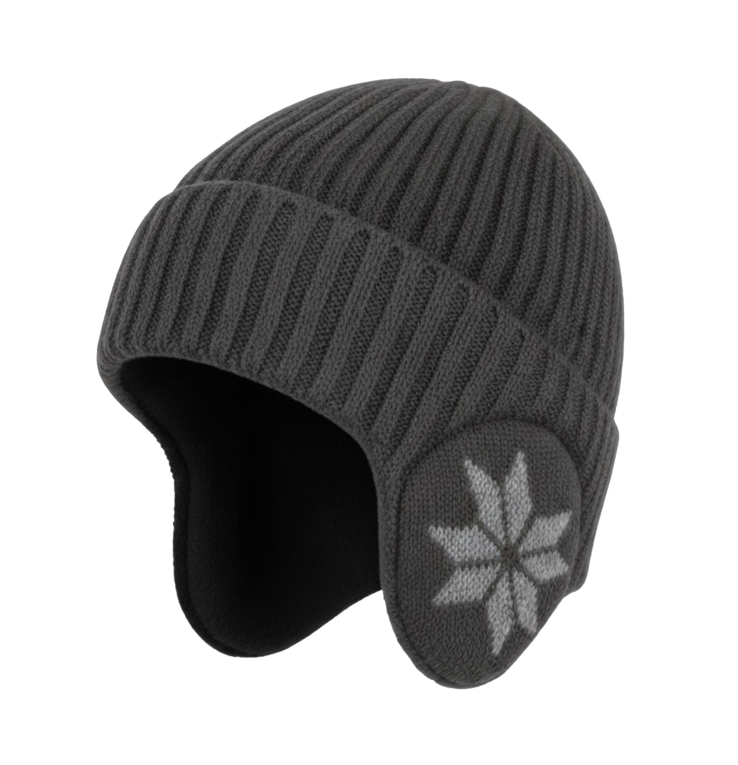 Infispace Woolen Winter Cap Beanie Earmuff Hat with Super Warm Thermal Lining | Skull Cap Garam Topaa for Men and Women