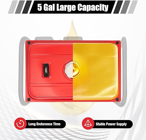 Miniatura 3 de Generador de combustible de 5 galones, generador universal con tapa de gas cromada y filtro compatible