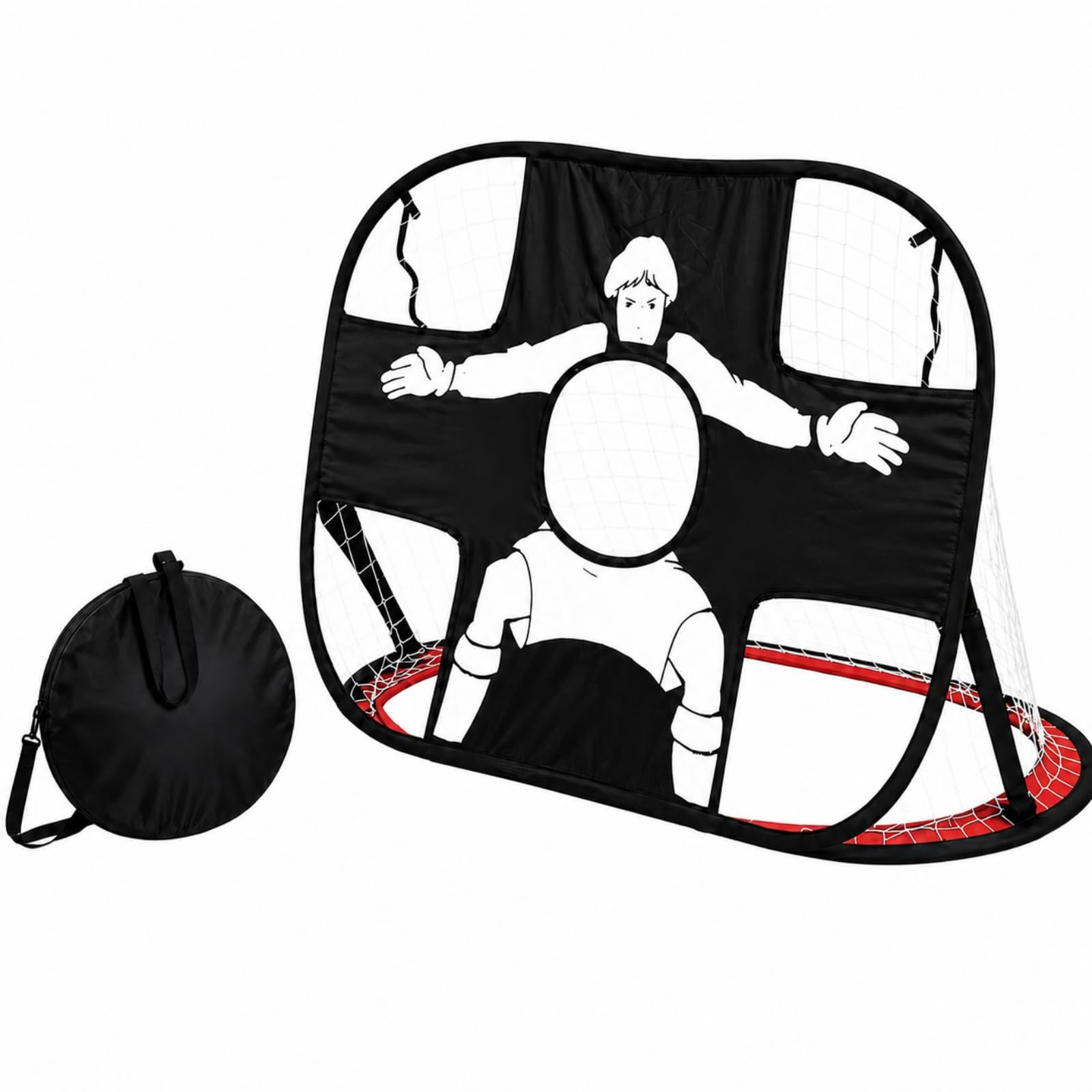 TISHITA da Calcio Autoapribile tile da Calcio Pieghevole Autoapribile per Giardino, Aree Gioco