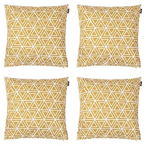 Bean Bag Bazaar Outdoor Geometric Cushions Set Cover