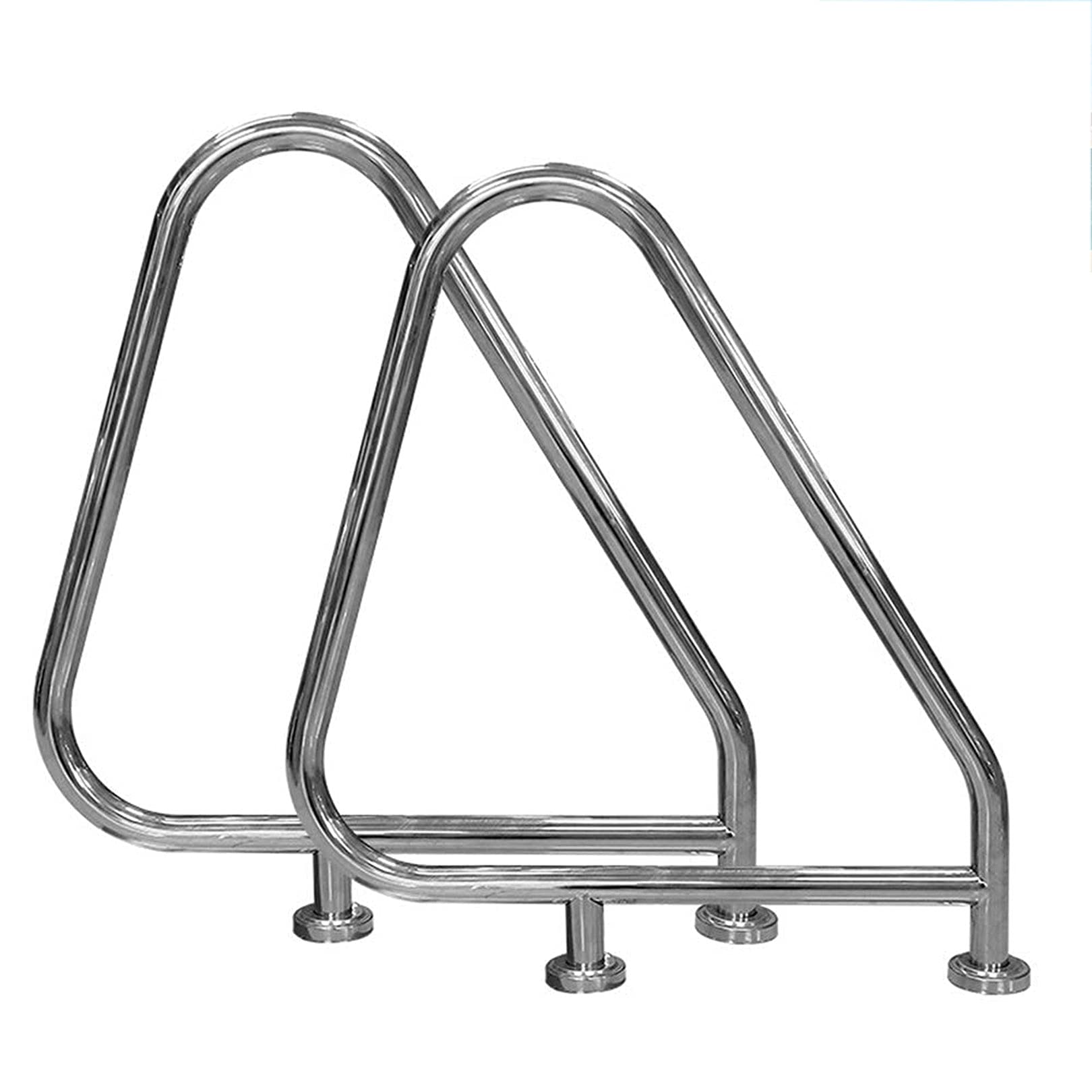 Rampe de piscine en acier inoxydable 304 triangulaire et antirouille pour bassin